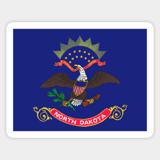 North Dakota Flag Sticker